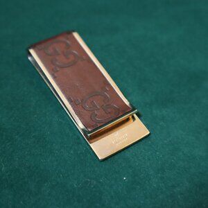 Gucci Brown Money Clio Monogram Pre-Owned